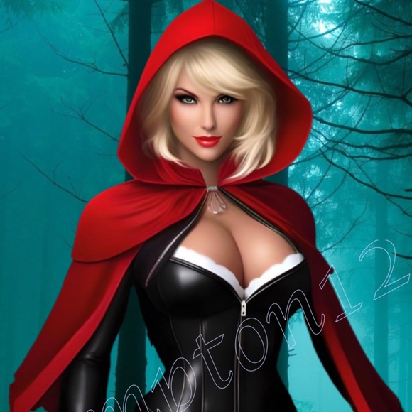“Little”Red Riding Hood 13” x 19” Fine Art Print - only 6 signed prints made - Picture 1 of 5